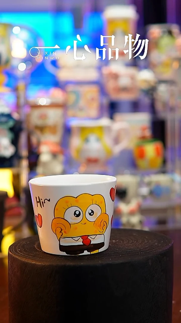 杯子瓷A508景德镇手工手绘杯子摆件