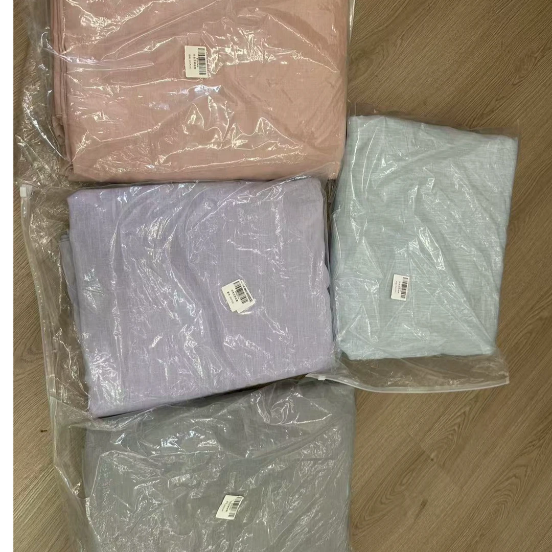 100%法麻纯色被套净版