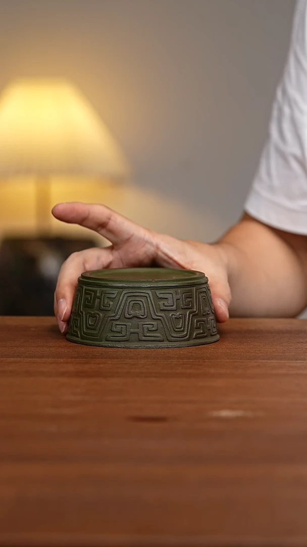 紫砂茶盘青铜建水