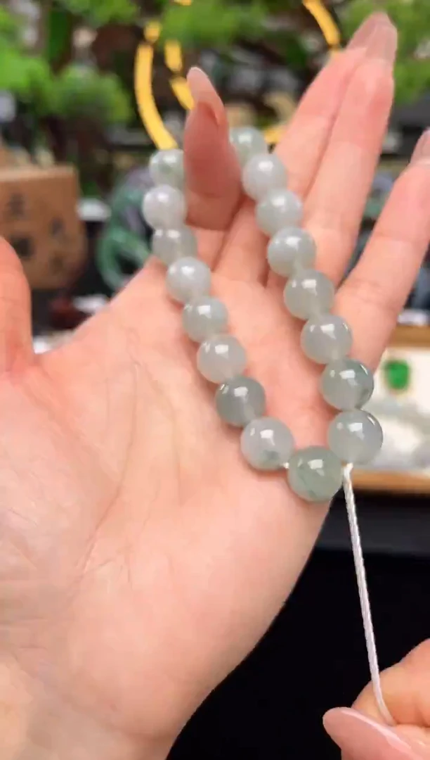 未镶嵌手串翡翠珠串