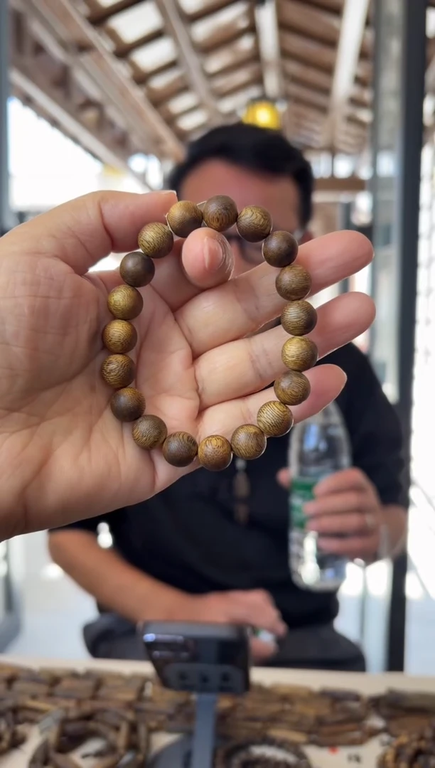 沉香手串卡1.0/7克乌身圆叶的多样性发货一条