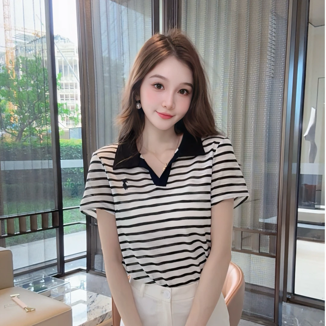 JINWAI 宁宁｜“条纹polo”夏季条纹polo上衣~重点安利~N5001