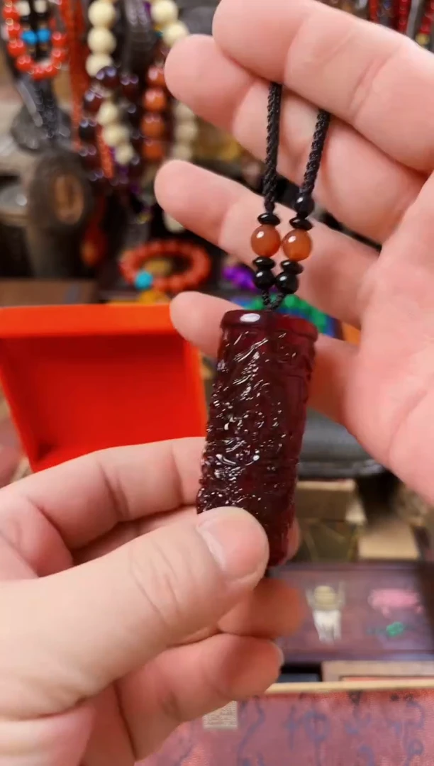 未镶嵌血珀耳饰-----------------