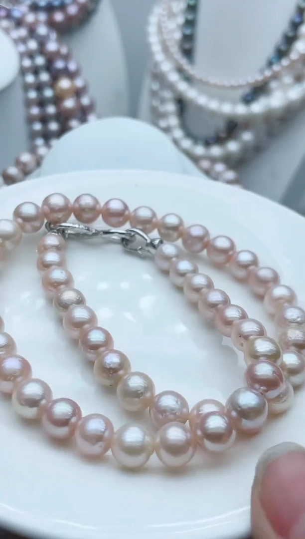 【闪购商品】淡水珍珠颈饰钛钢1