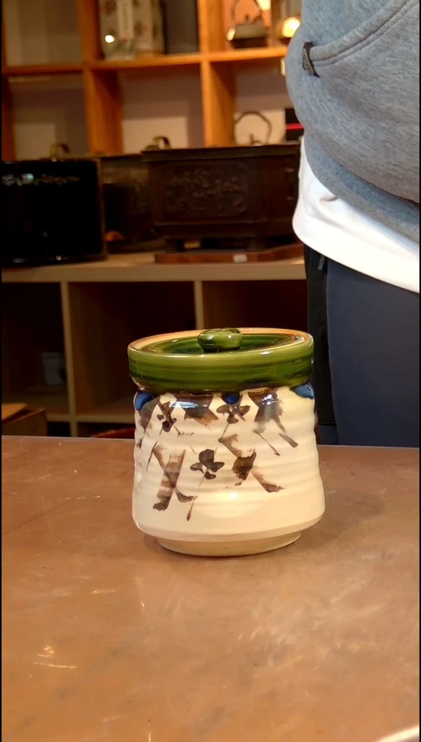 鄂*辉日本原产茶道水指