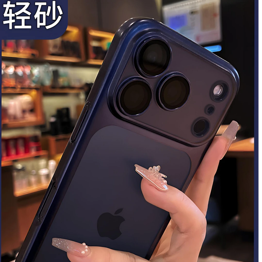 适用iphone17pro手机壳带镜头膜苹果17promax保护套新款磨砂16/15