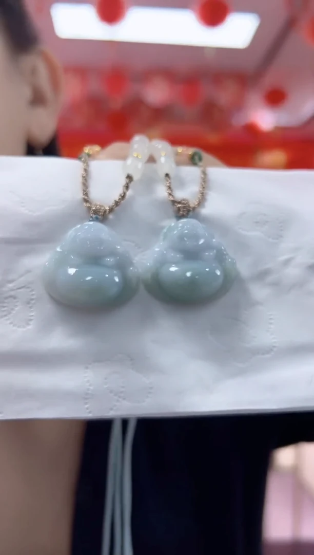 颈饰未镶嵌翡翠佛公（多样性发货发其一）