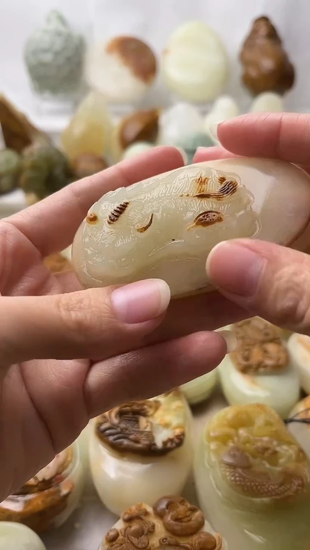 石材古青石棉纹正常不退换霸王貔貅微瑕