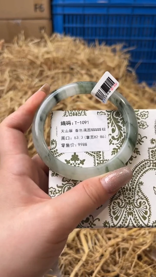 未镶嵌手镯石英质玉T-1091