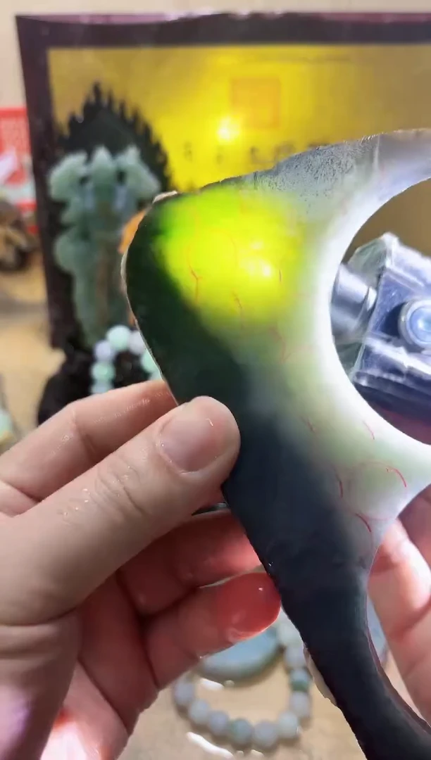 未镶嵌挂件翡翠A货常星8010