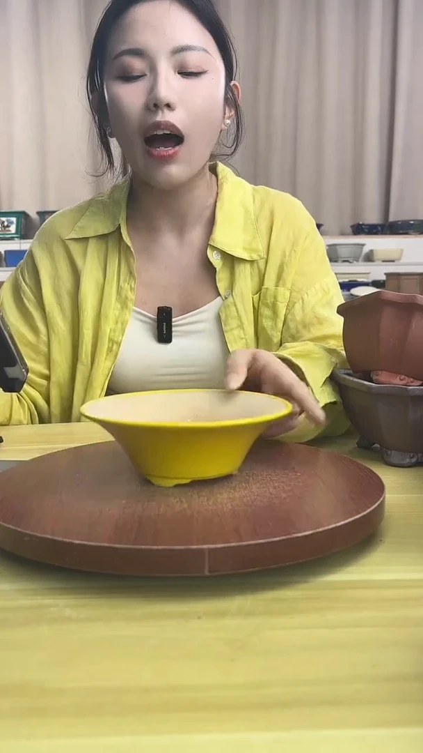 紫砂花盆浅草紫砂花盆微瑕