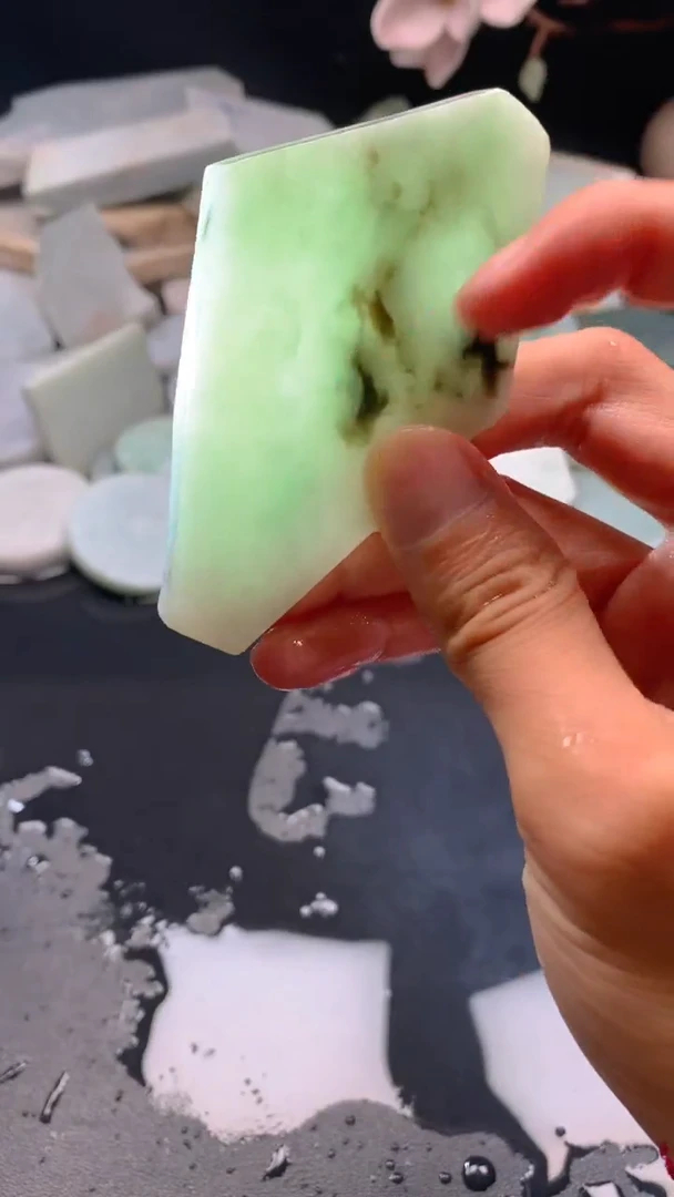翡翠裸石天然缅甸翡翠直播定制