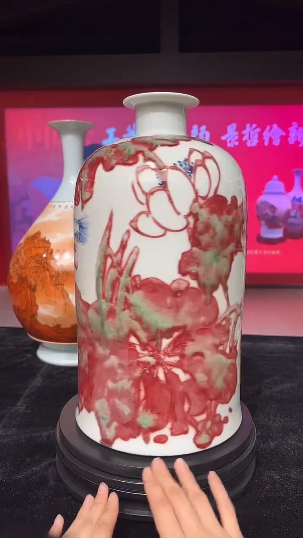 其他瓷崔景哲-瓷器-B小-年年有余