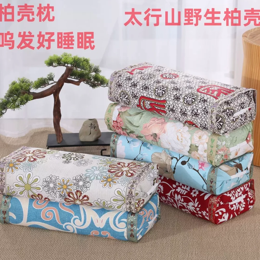 【儿童枕!厂家供应】老粗布枕套+柏子壳填充物!一枕2用可高可矮