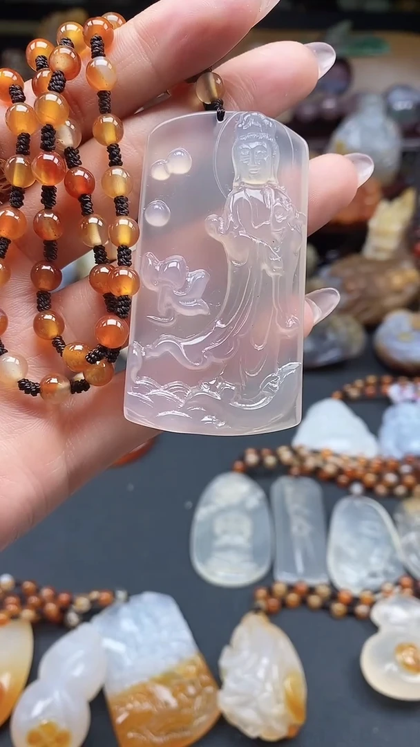 【闪购商品】玛瑙/玉髓颈饰未镶嵌dd