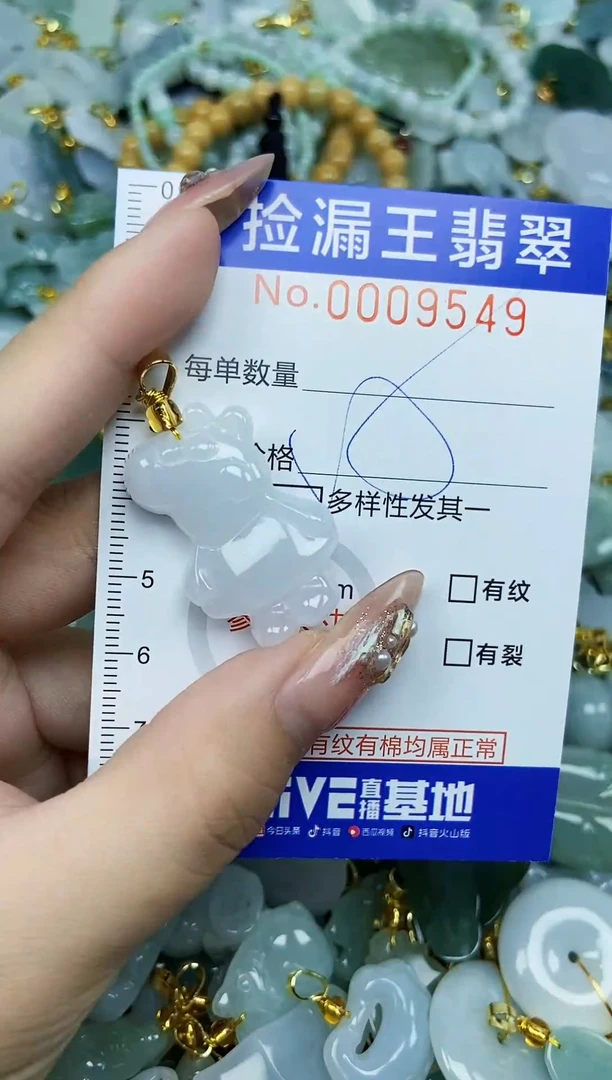 翡翠未镶嵌颈饰天然A货翡翠