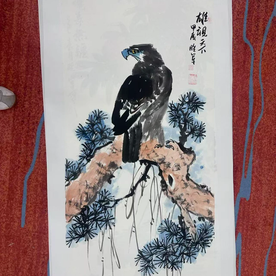 橱窗展示/艺品文化展厅/崔晓军老师/宣纸国画 /纯手绘