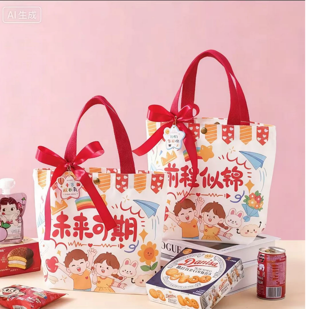 可爱卡通-手提帆布包-1129-0012