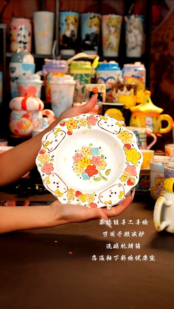 景德镇手工手绘杯杯