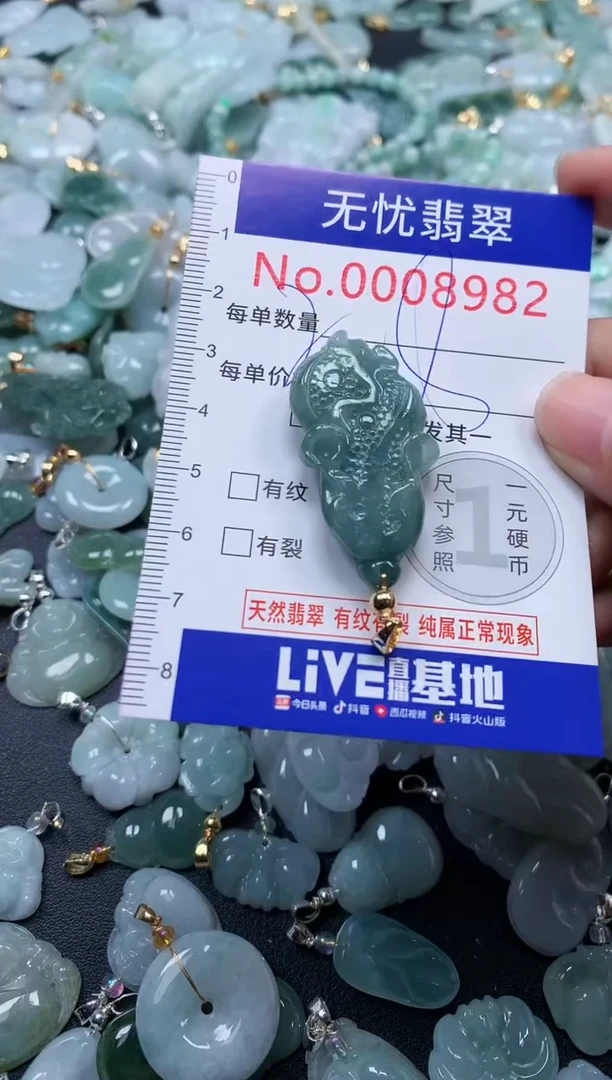 颈饰未镶嵌翡翠8982
