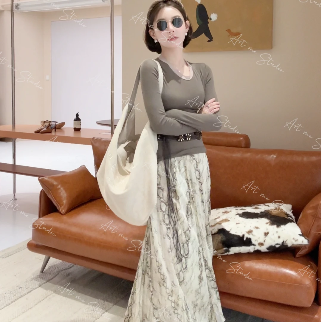 Artme瓜瓜呀【清风飘感气质百搭显瘦半身裙】w1284l2