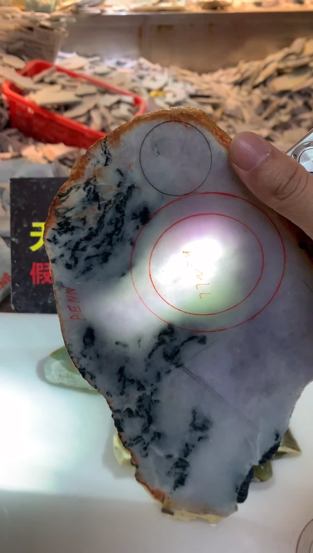 裸石翡翠0朗0翡翠珠宝737