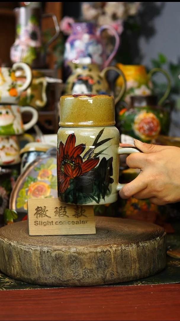 陶瓷120景德镇手工手绘釉下彩