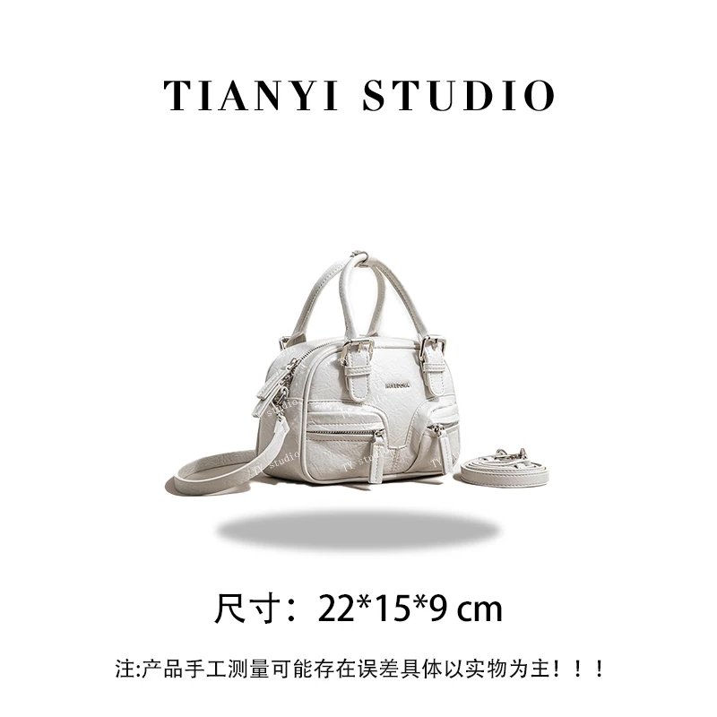 【TY】SK-62912-优雅白 轻奢高级韩版单肩潮流时尚简约女包