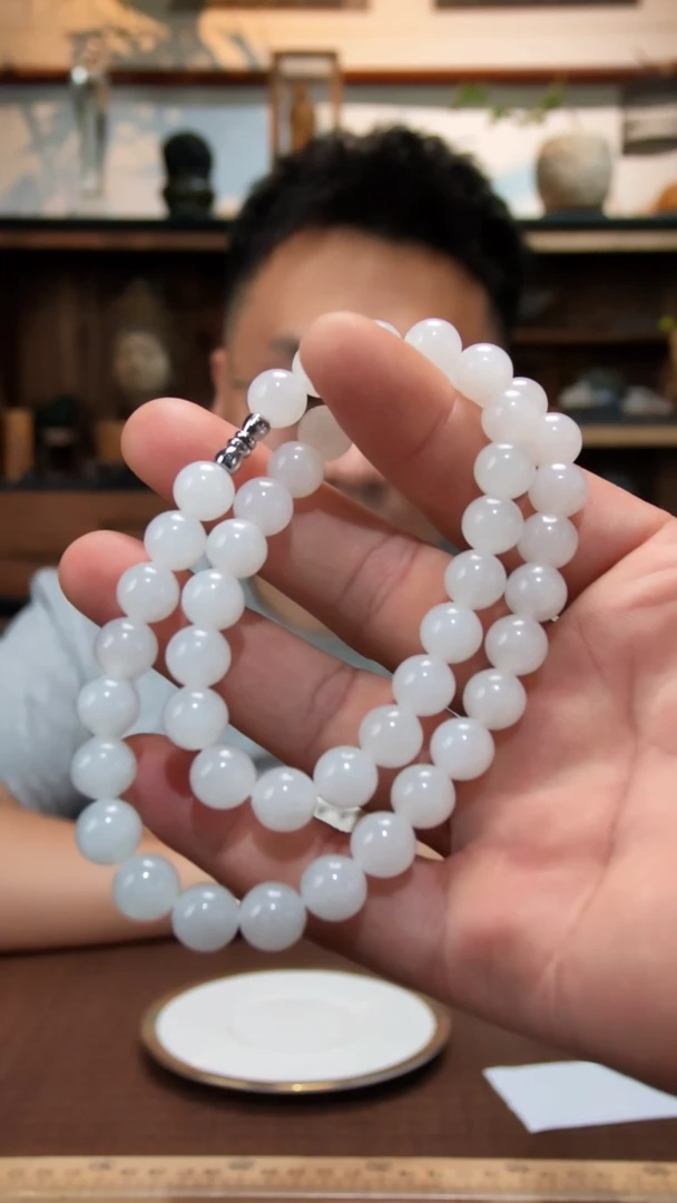 和田玉未镶嵌颈饰白玉项链XE10*