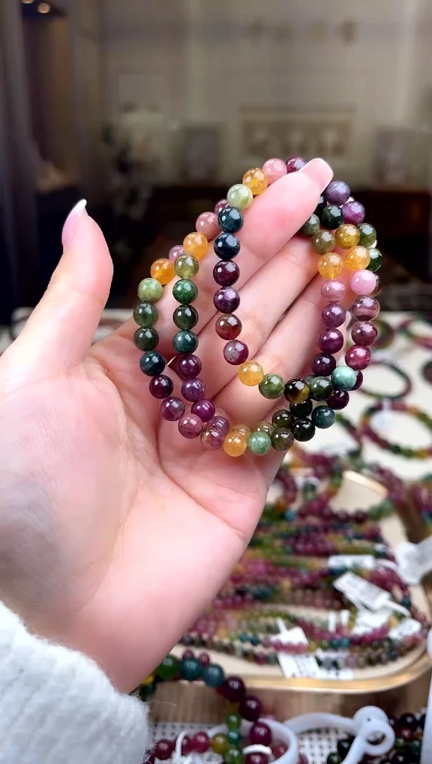 【闪购商品】碧玺/未镶嵌6mm+碧玺多圈多样性发货