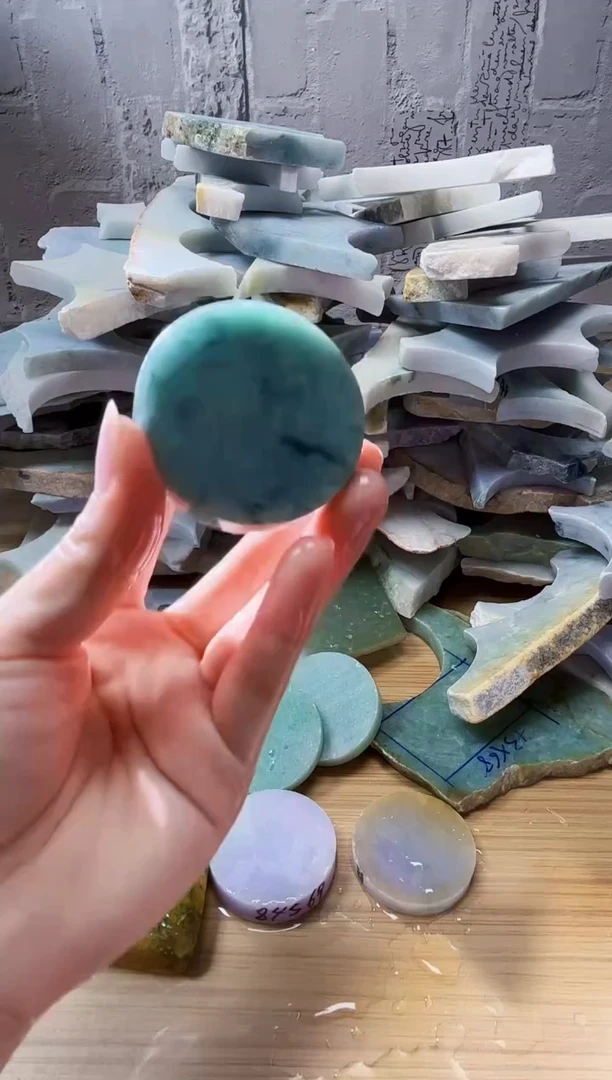 裸石翡翠天然翡翠A货石 南 394