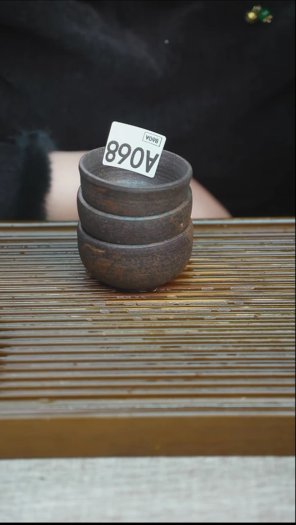 夕**兀纯手工粗陶茶具每一只不一样