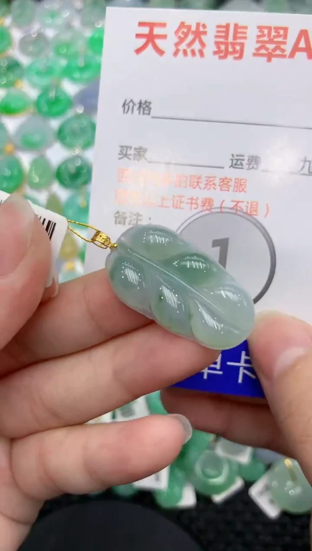 【闪购商品】翡翠颈饰18K金镶嵌111111111111
