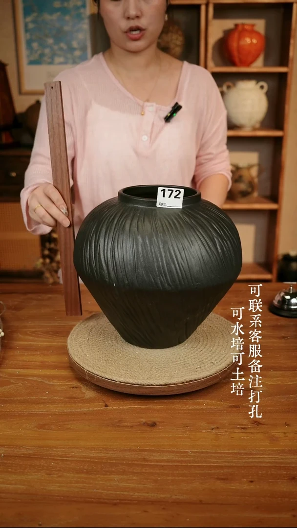 摆件172景德镇陶瓷花瓶可水培可土培