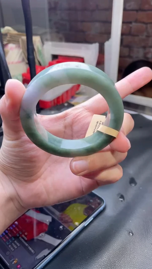 【闪购商品】定制翡翠手镯未镶嵌发一件/DDI02413