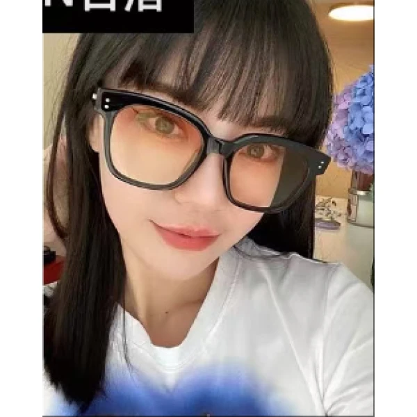 男女同款“嘉尔同款”落日桔板材墨镜#0607