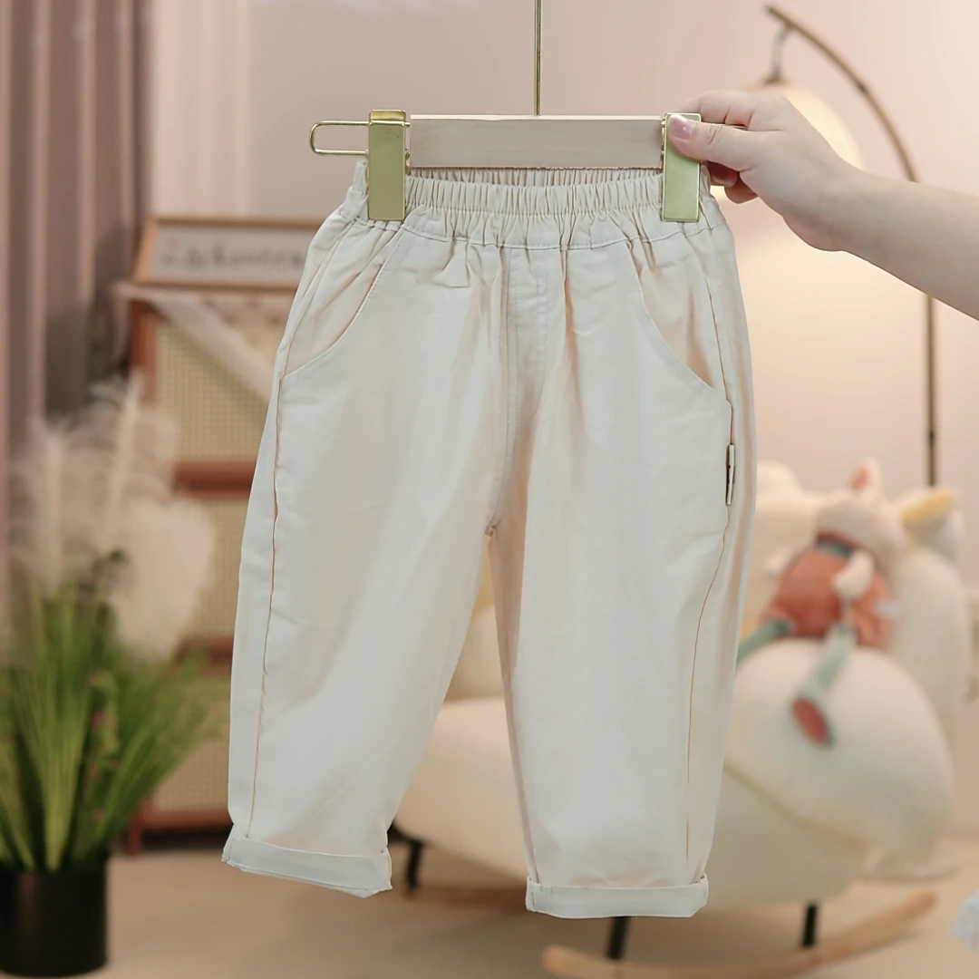 儿童休闲裤夏薄款九分裤