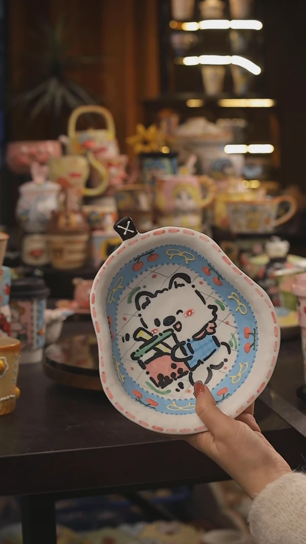 景德镇釉下彩绘设计师款式陶瓷