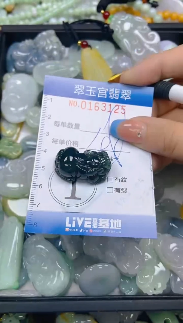 翡翠未镶嵌颈饰闪购0163125
