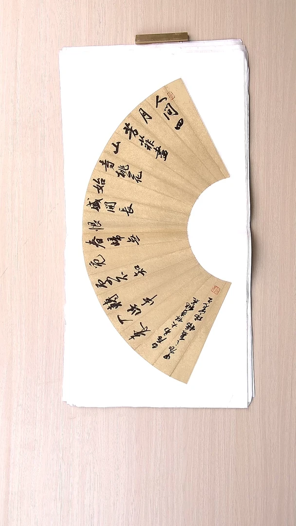 书法杨瑞宽 河南南阳68*34 扇面