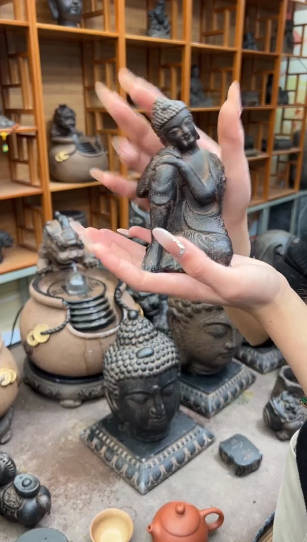 陶土【火山泥】睡佛