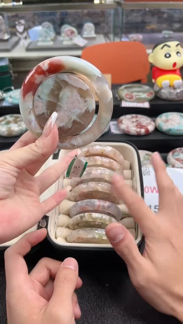 未镶嵌手镯石英质玉尘*丷圈口(赠品镯心)
