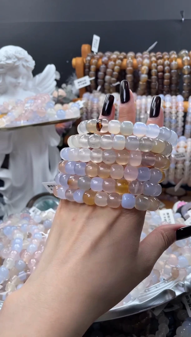 未镶嵌手链玛瑙/玉髓0-1-0 无鉴赏 不退换