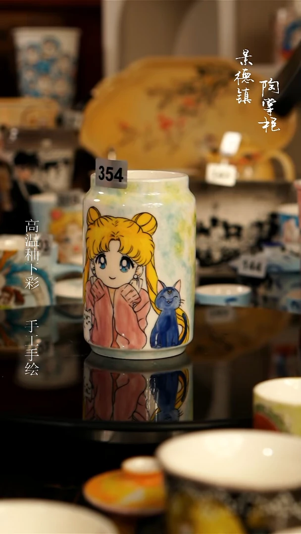景德镇手工手绘陶瓷高温釉下彩