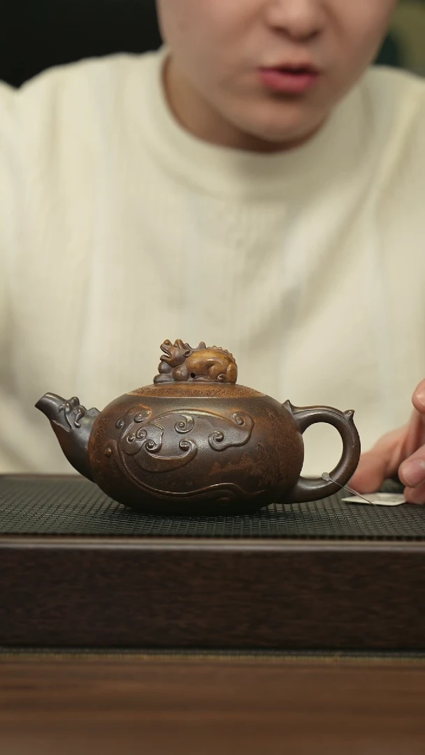 【闪购商品】紫砂茶壶宜兴原矿 手工 紫砂壶容量300CC