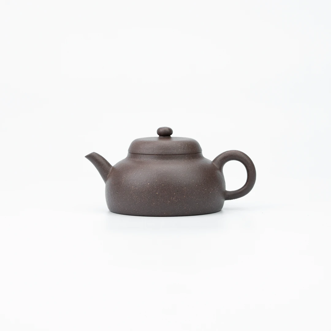 半月壶-范敏杰老师制。紫泥
