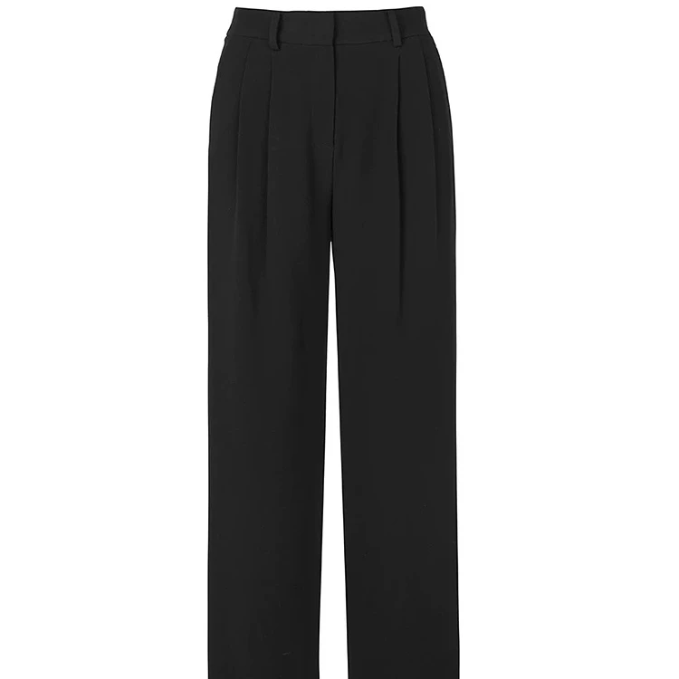 直筒型精致潮休闲裤简约宽松百搭时尚【TQ88828】