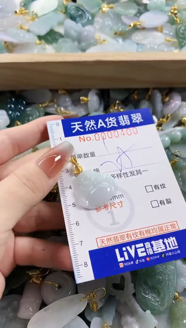 颈饰未镶嵌翡翠天然A货翡翠