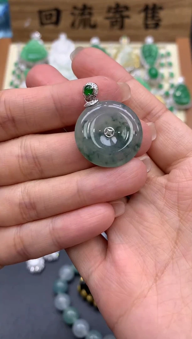 【闪购商品】翡翠颈饰18K金镶嵌176-中国好珍宝