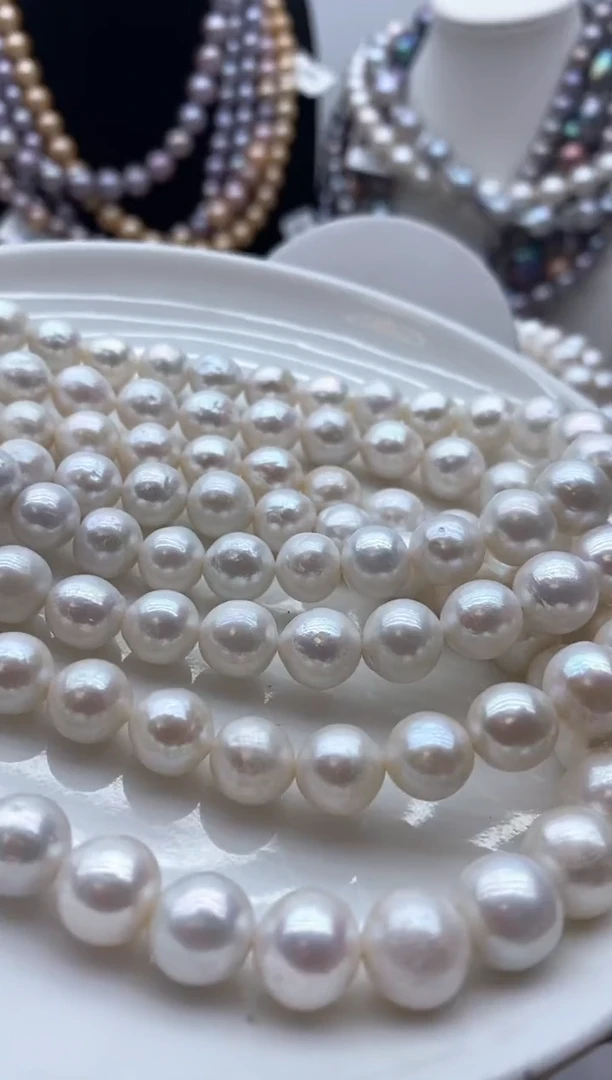 【闪购商品】淡水珍珠颈饰钛钢68